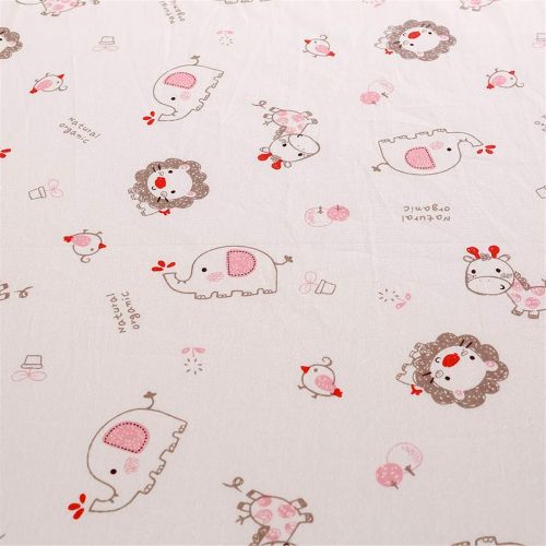  Crib Sheet Set UOMNY 100% Cotton Crib Fitted Sheets Baby Sheet for Standard Crib and Toddler...