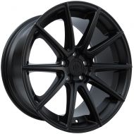 19 UP100 Staggered 5x114.3 Wheel Set in Matte Black 19x8.5 and 19x9.5 +35 +40 fits JDM Vehicles UP Wheels Rims by Ultimate Performance Wheels