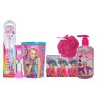 UPD JoJo Siwa 12pc Girls All Inclusive Bathroom Bundle! Toothbrush, Brushing Timer, Rinse Cup, Bath...