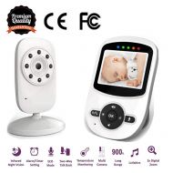 UPEOR Video Baby Monitor,Digital Camera,Wireless Security Camera with Infrared Night Vision, 2.4GHz...