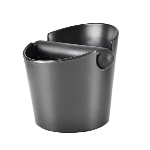  UPKOCH Klopfbox Kaffee Klopfbox Stossdampfender Anti-Rutsch-Behalter fuer Home Cafe Espressomehl-Abfallbehalter (Schwarz)