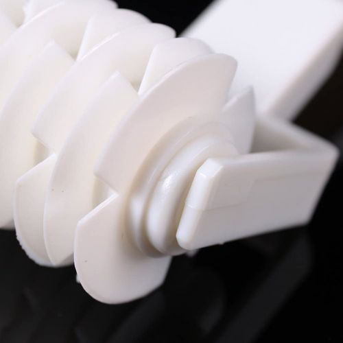  UPKOCH Ideal Lattice Roller Cutter Tool Baking Hobbing Tool Cake Baking Mold for Dough Pastry Pizza Pie Cookie - Size S(White)