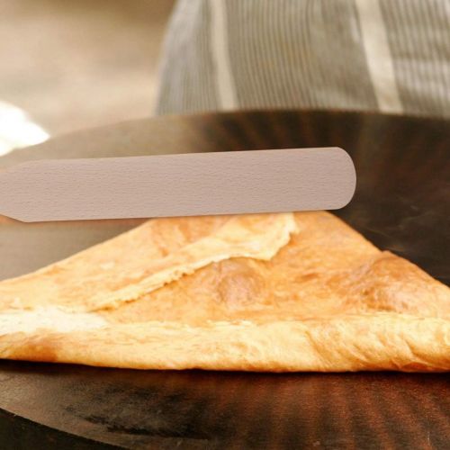  UPKOCH 2pcs Crepe Spreader Spatula Set Crepe Pan Maker Beechwood Construction