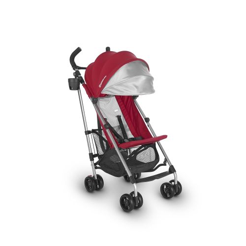  2018 UPPAbaby G-LITE Stroller- Denny (Red/Silver)