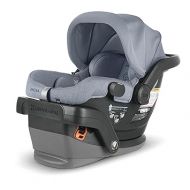 UPPAbaby Mesa V2 Infant Car Seat/Easy Installation/Innovative SmartSecure Technology/Base + Robust Infant Insert Included/Direct Stroller Attachment/Gregory (Blue Melange/Merino Wool)