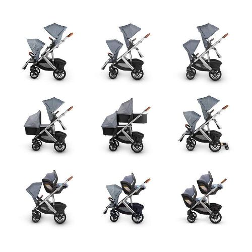  [아마존베스트]2018 UPPAbaby Vista Stroller -Jake (Black/Carbon/Black Leather)