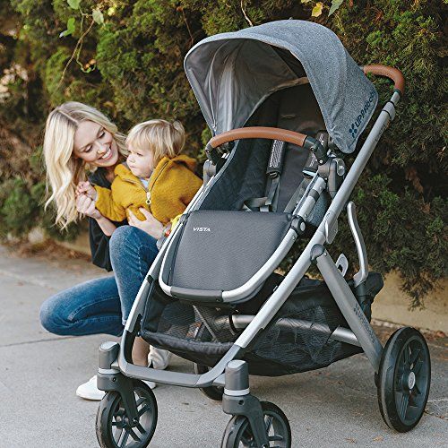  UPPAbaby VISTA Stroller, Blue MarlSilverLeather, Henry