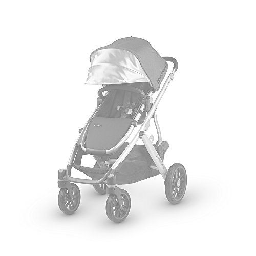  UPPAbaby VISTA Stroller, Charcoal MelangeSilverLeather, Jordan