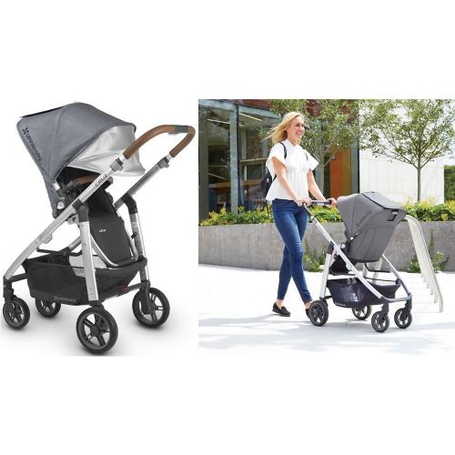  UPPAbaby Full-Size Cruz Infant Baby Stroller & Travel Bag Bundle, Gregory