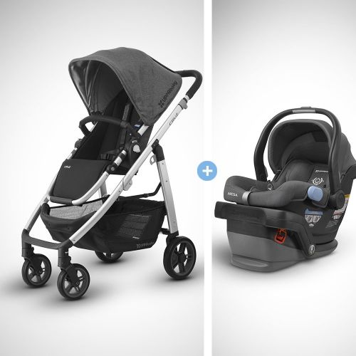  UPPAbaby Full-Size Cruz Infant Baby Stroller & MESA Car Seat Bundle, GregoryJake