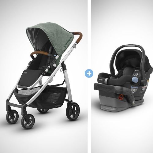  UPPAbaby Full-Size Cruz Infant Baby Stroller & MESA Car Seat Bundle, GregoryJake