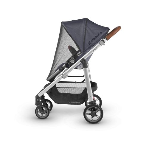  2018 UPPAbaby Cruz Stroller- Taylor (IndigoSilverSaddle Leather)