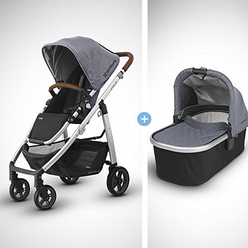  UPPAbaby Full-Size Compact Cruz Infant Baby Stroller & Bassinet Bundle, Gregory