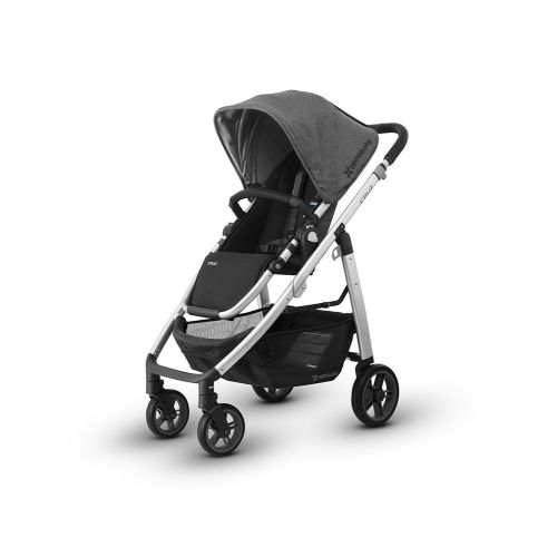  2018 UPPAbaby Cruz Stroller -Jordan (Charcoal MelangeSilverBlack Leather)