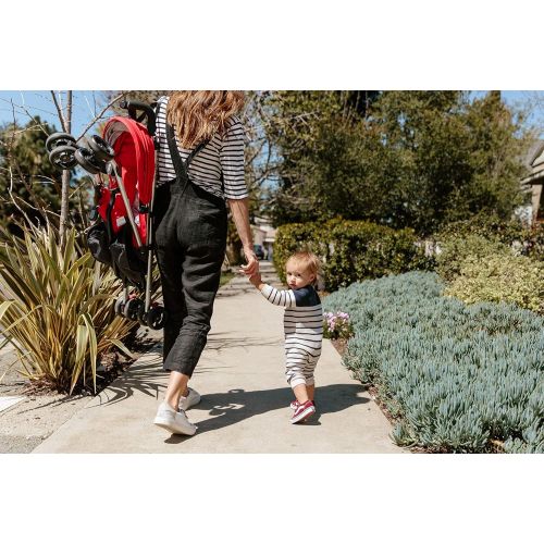  2018 UPPAbaby G-LITE Stroller- Denny (RedSilver)