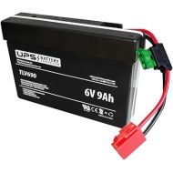 UPSBatteryCenter® 6V 9Ah Battery for Kid Trax 6V Classic Ford Bronco Ride-On Toy KT1505WM