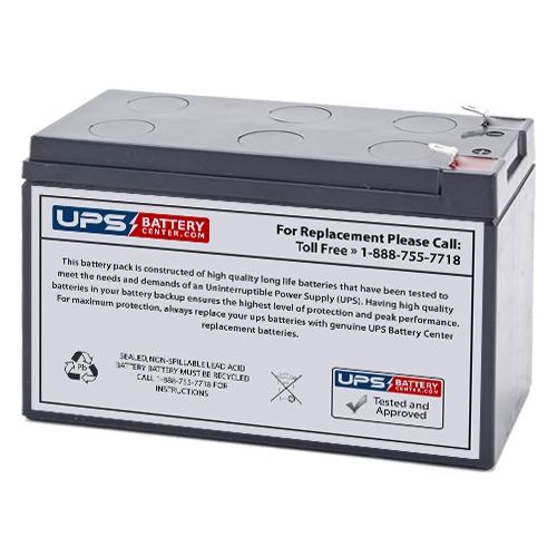  UPS Battery Center 12V 9Ah F2 - Aqua Vu AV360LCD Underwater Camera System New Battery by UPSBatteryCenter