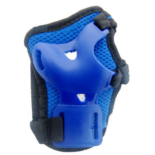  UPSTORE 6 in 1 Thicken Skateboarding Cycling Inline Skating Roller Blading Protective Gear Wrist Guard Knee Pads and Elbow Pads Support Protection Safety Pads Set for Men and Women (Blue)