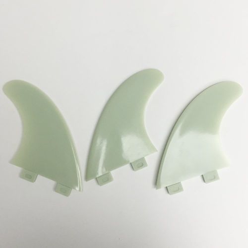  UPSURF FCS M-5 Natural Glass Flex Tri Fin Set Nylon fin with Fin Key and Screws