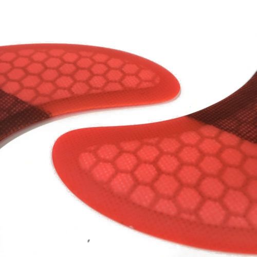  UPSURF Surfboard Fcs Fins K2.1 honeycomb+fiberglass Surfboard Fins Thruster FCS Style (5 Fins)