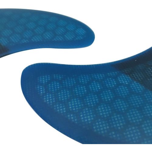  UPSURF Surfboard Fins (4 Fins) K2.1 FCS Base Honeycomb Fiberglass Quad fin with 1 Key & 8 Screws