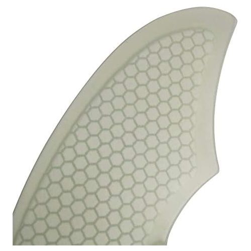  UPSURF Fiberglass Honeycomb Keel fin 2 fins surf Thruster K2 Black/White （FCS&Future&FCS2）