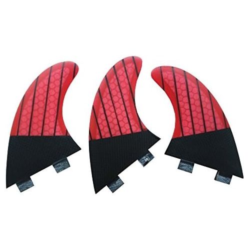  UPSURF Surfboard Tri Fin FCS Fins Carbon G5/G3 Size Thruster Set