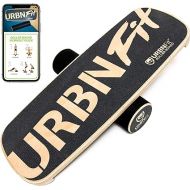URBNFit Wooden Balance Board Trainer - Wobble Board for Skateboard, Hockey, Snowboard & Surf Training - Balancing Board w/Workout Guide to Exercise and Build Core Stability?