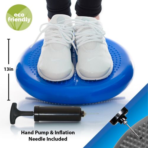  [아마존 핫딜]  [아마존핫딜]URBNFit Balance Disc - Stability Wobble Cushion - Lumbar Support For Desk and Office Chair, Lower Back Pain Relief and Support - Kid’s Wiggle Seat For Classrooms - Home Gym Workout Equipme