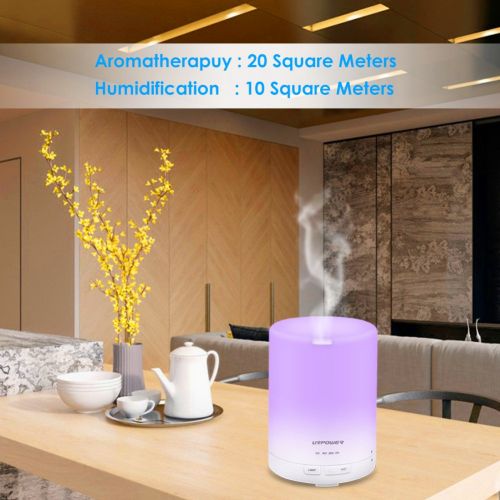  [아마존 핫딜]  [아마존핫딜]URPOWER 2nd Gen 300ml Aroma Essential Oil Diffuser Night Light Ultrasonic Air Humidifier with...