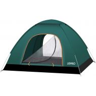 URPRO Instant Automatic pop up Camping Tent, 2-3 Persons Lightweight Tent, Waterproof Windproof, UV Protection, Perfect for Beach, Outdoor, Traveling,Hiking,Camping, Hunting, Fishi