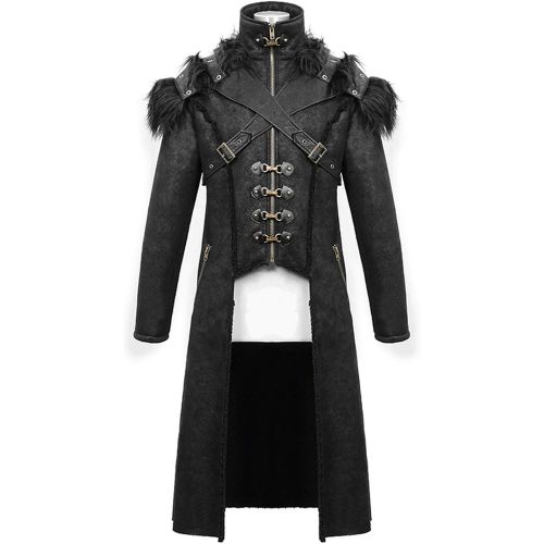  할로윈 용품U/S Devil Fashion Mens Steampunk Handsome Long Jacket Punk Halloween Cosplay Stage Performance Costume