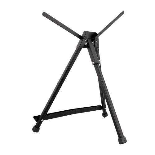  US Art Supply U.S. Art Supply 15 to 21 High Adjustable Black Aluminum Tabletop Display Easel with Extension Arm Wings - Portable Artist Tripod Folding Frame Stand - Holds Canvas, Paintings, Book