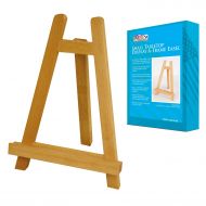 US Art Supply U.S. Art Supply 10.5 Small Tabletop Display Stand A-Frame Artist Easel - Beechwood Tripod, Kids Student Classroom School Painting Party Table Desktop Easel - Portable Canvas Photo