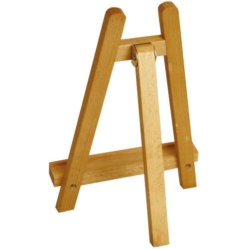  US Art Supply U.S. Art Supply 10.5 Small Tabletop Display Stand A-Frame Artist Easel - Beechwood Tripod, Kids Student Classroom School Painting Party Table Desktop Easel - Portable Canvas Photo