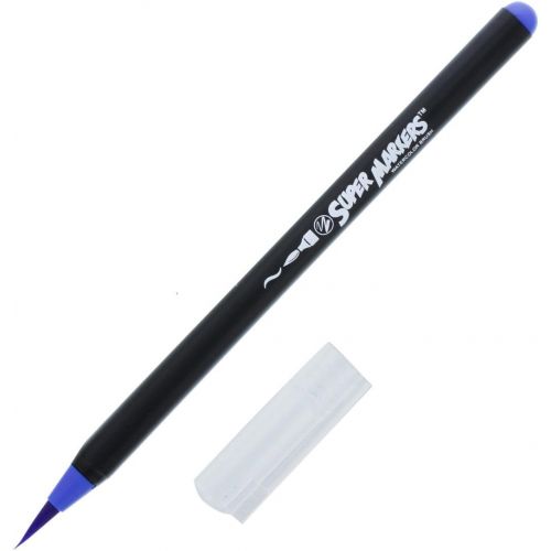  US Art Supply 100 Color Super Markers Watercolor Real Brush Pen Set with 4 Bonus Water Brush Pens - Soft Flexible Brush Tips - Fine & Broad Lines, Vibrant Colors - Coloring Books, Manga, Comic,