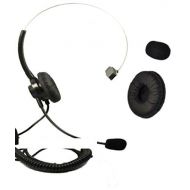 US Cable Mono Call Center Headset SPA Headset with 2.5mm plug for Panasonic KX-T7625 KX-T7630 KX-T7633 KX-T7636