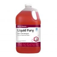 US Chemical Liquid Fury Warewash Detergent Liquid, 1 Gallon - 4 per case.