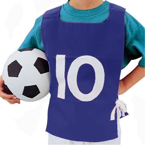  US Games Youth-Size Numbered Nylon Pinnies, One Dozen