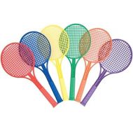 US Games Junior Plastic Tennis Racquet (Set of 6)