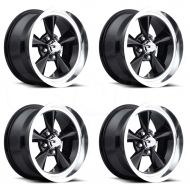 US Mags U107 Standard 15x7 5x4.75 -5mm Gloss Black Wheel Rim