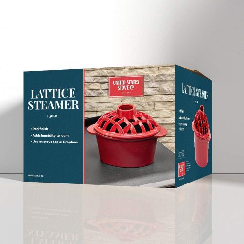  US Stove Company LS 02R Red Lattice Steamer