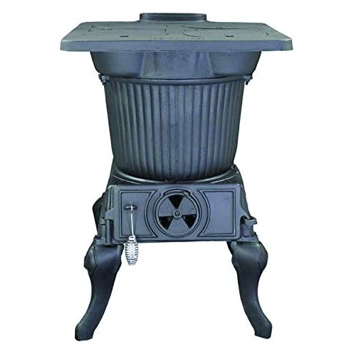  US Stove Company SR57E Rancher Cast Iron Stove, Black