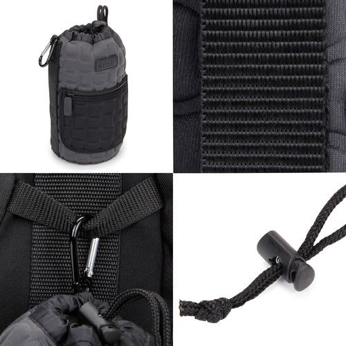  USA GEAR FlexARMOR X Large Lens Pouch Case (Black)