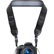 [아마존베스트]USA Gear USA GEAR TrueSHOT Camera Strap with Black Neoprene Pattern, Accessory Pockets and Quick Release Buckles - Compatible with Canon, Fujifilm, Nikon, Sony and More DSLR, Mirrorless, Ca