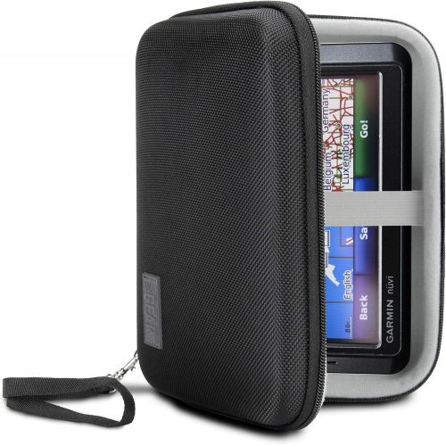  [아마존베스트]USA Gear Hard Shell Electronic Organizer Travel Case 7.5 Inch with Weather Resistant Exterior and Large Mesh Accessory Pocket - Compatible with Garmin GPS, Chargers, Hard Drives an