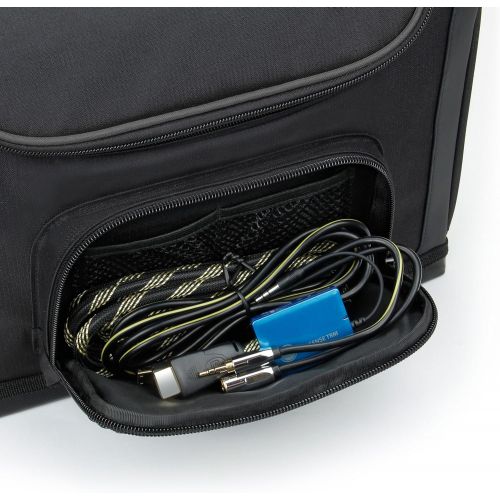  [아마존베스트]USA Gear Mini Projector Case S7 Pro Portable Projector Carrying Travel Bag Compatible with ViewSonic M1, LG PF1500W, and Other Small LED Projectors from DBPOWER, GooDee, Meyoung, R