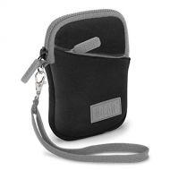 USA Gear Compact Digital Camera Case Sleeve for Nikon COOLPIX S33 , AW130 , A10 , S7000 , S3700 , A300 & More Point and Shoot Cameras - Padded Neoprene , Extra Accessory Storage ,