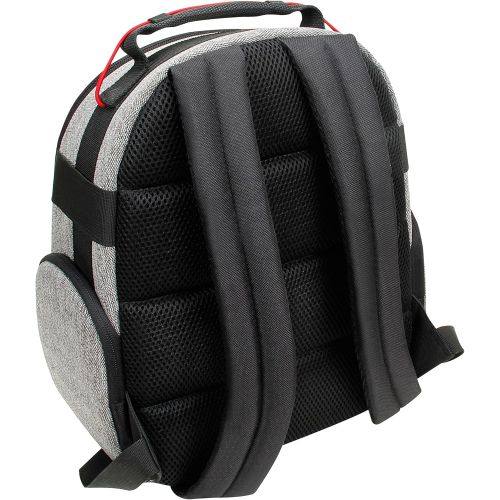  USA GEAR Audio Equipment Backpack - Microphone Case for Wireless Microphones, Recording Microphones & Accessories Compatible with Shure, Sennheiser, Audio-Technica, Rode VideoMic a