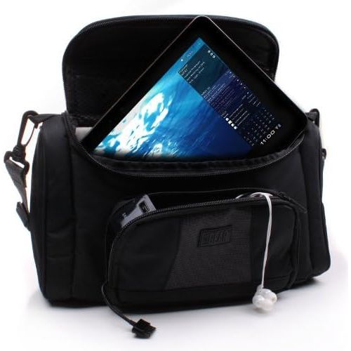  [아마존베스트]USA GEAR Universal Tablet Messenger Bag Compatible with 11-inch iPad Pro, Lenovo Smart Tab 10.1, Galaxy Tab A 10.1, Galaxy Tab S5e 10.5 - Durable Exterior, Shoulder Strap, Padded A